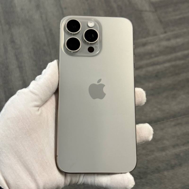 95新  苹果/iphone 15 pro max 1tb 原色钛金属 有锁ver 编号30746 